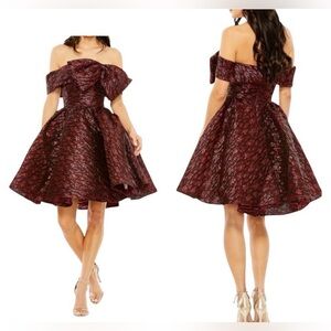Mac Duggal 68622 
Ruby A-Line Bow Cocktail Dress Sz 4,6